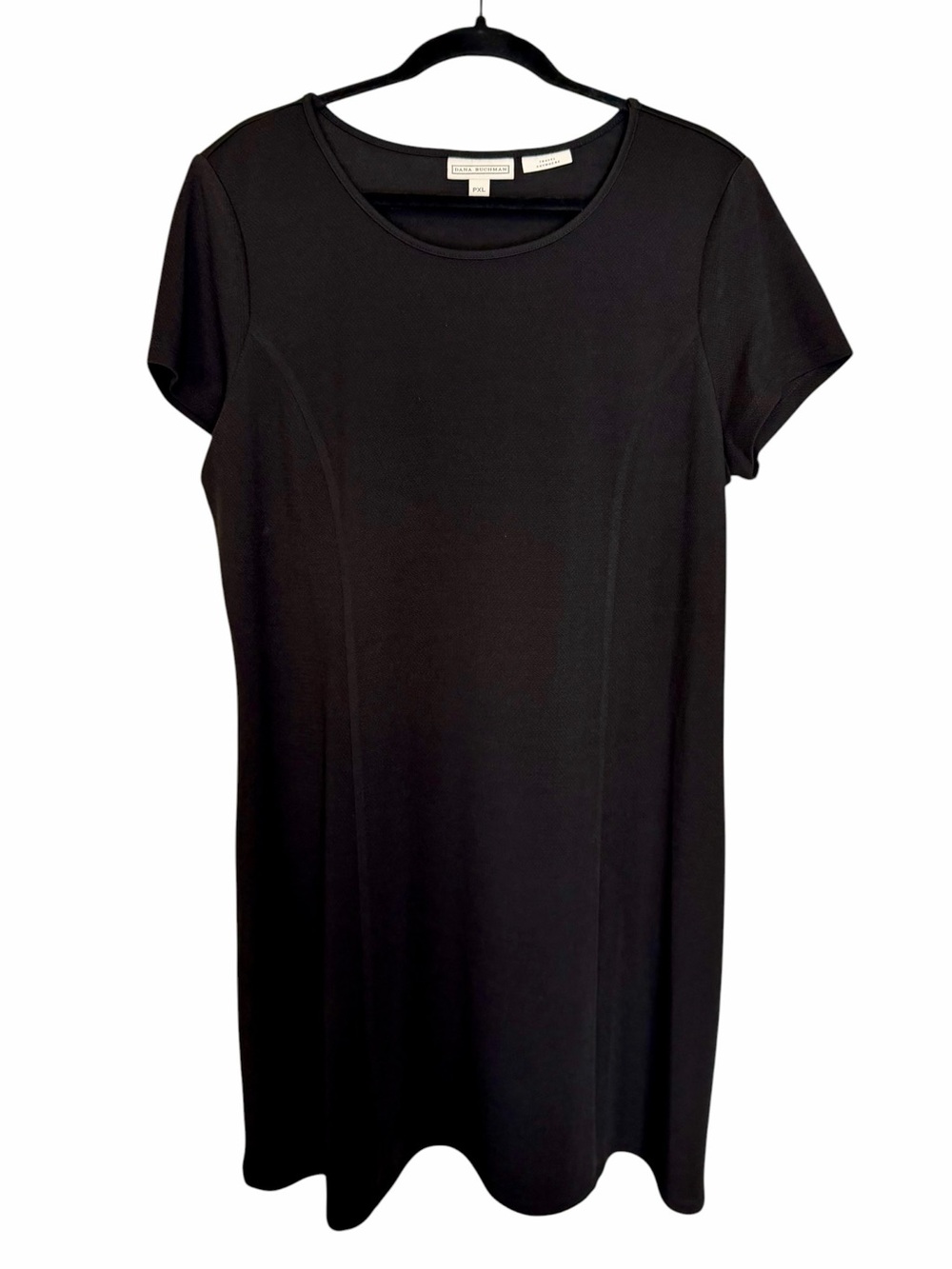 Dana Buchman Travel Anywhere Classic Black Dress - Size XLP